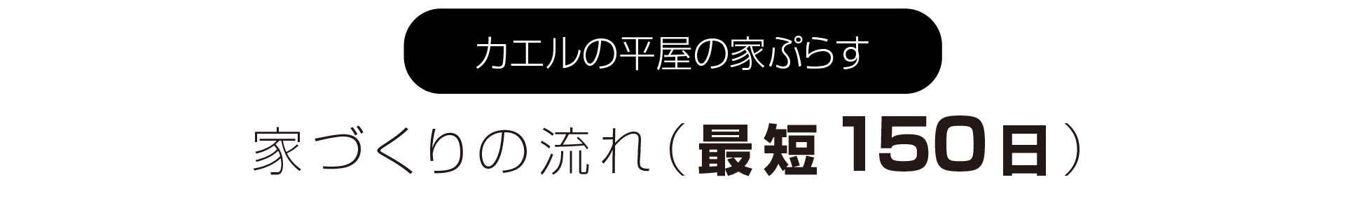 家づくりの流れ